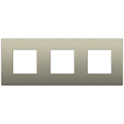 VIMAR SPA - VIW19644.13 Placca 6M (2+2+2)int71 CL champagne matt
