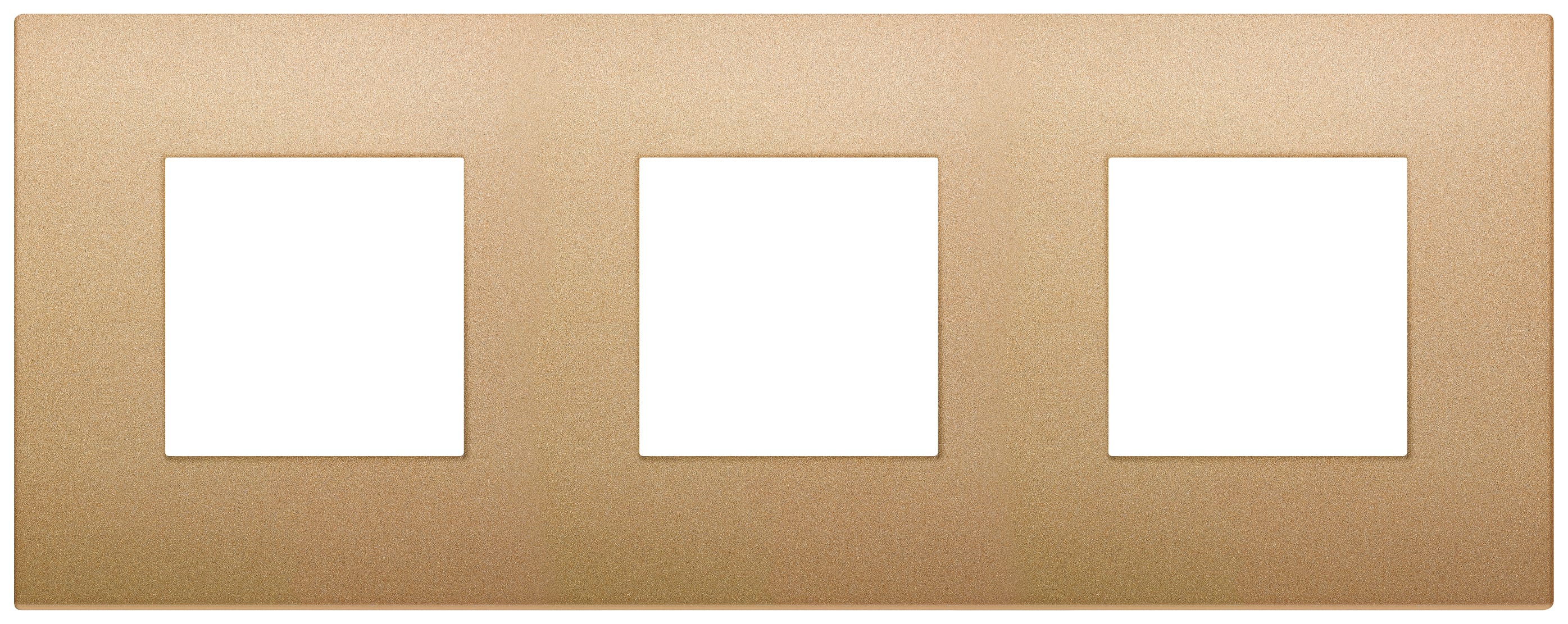 VIMAR SPA - VIW19644.78 Placca 6M (2+2+2)int71 CL oro matt