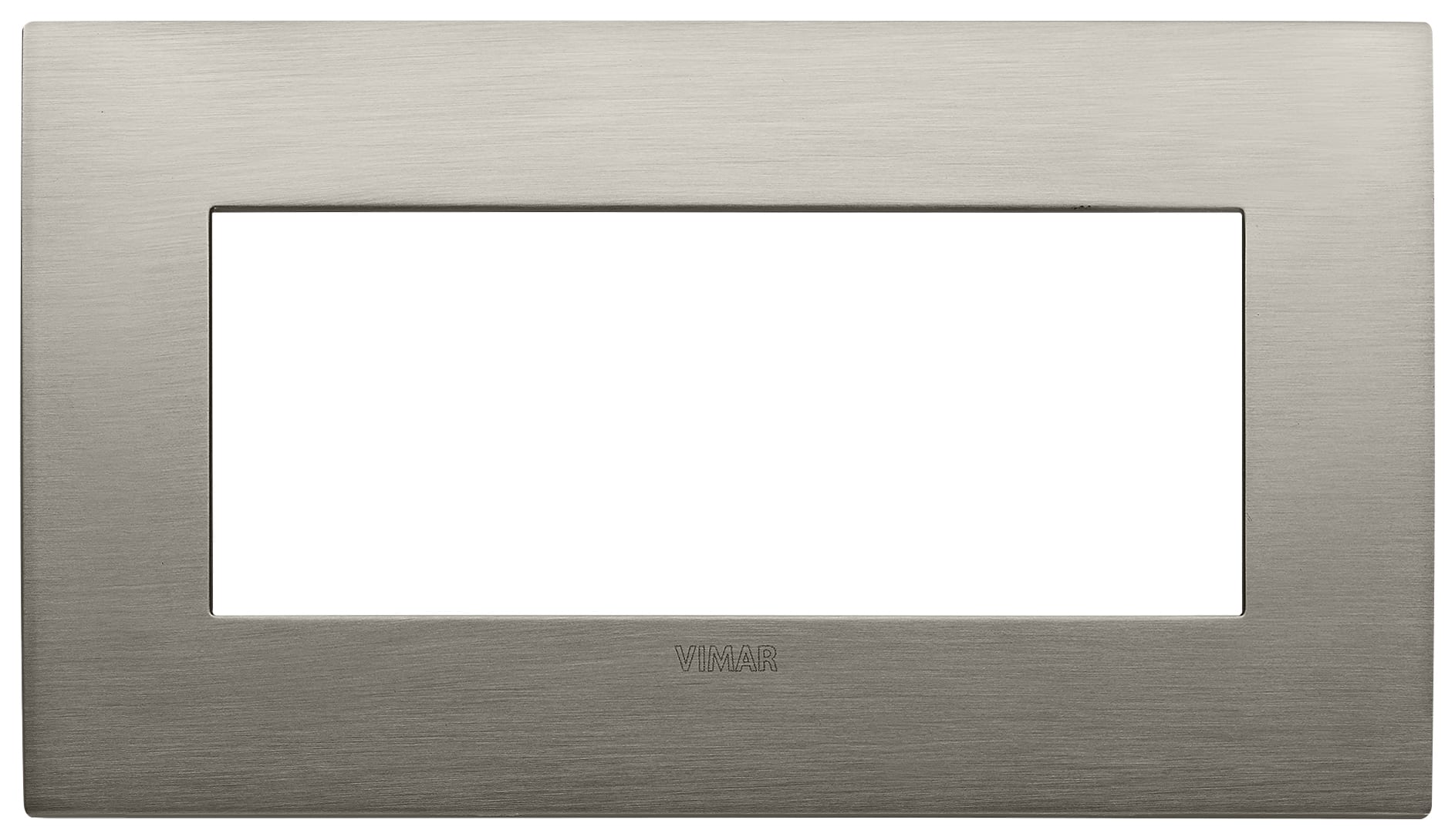 VIMAR SPA - VIW19649.08 PLACCA CLASSIC 5M BS ACCIAIO SPAZZOLATO