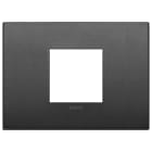 VIMAR SPA - VIW19652.01 PLACCA CLASSIC 2M CENTRALI GRAFITE MATT