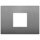 VIMAR SPA - VIW19652.02 Placca Classic 2M centrali ardesia matt