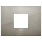 VIMAR SPA - VIW19652.08 PLACCA CLASSIC 2M CEN ACCIAIO SPAZZOLATO