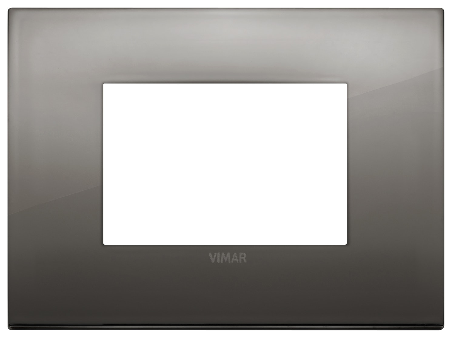 VIMAR SPA - VIW19653.09 PLACCA CLASSIC 3M CROMO NERO