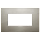 VIMAR SPA - VIW19654.08 PLACCA CLASSIC 4M ACCIAIO SPAZZOLATO