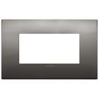 VIMAR SPA - VIW19654.09 PLACCA CLASSIC 4M CROMO NERO