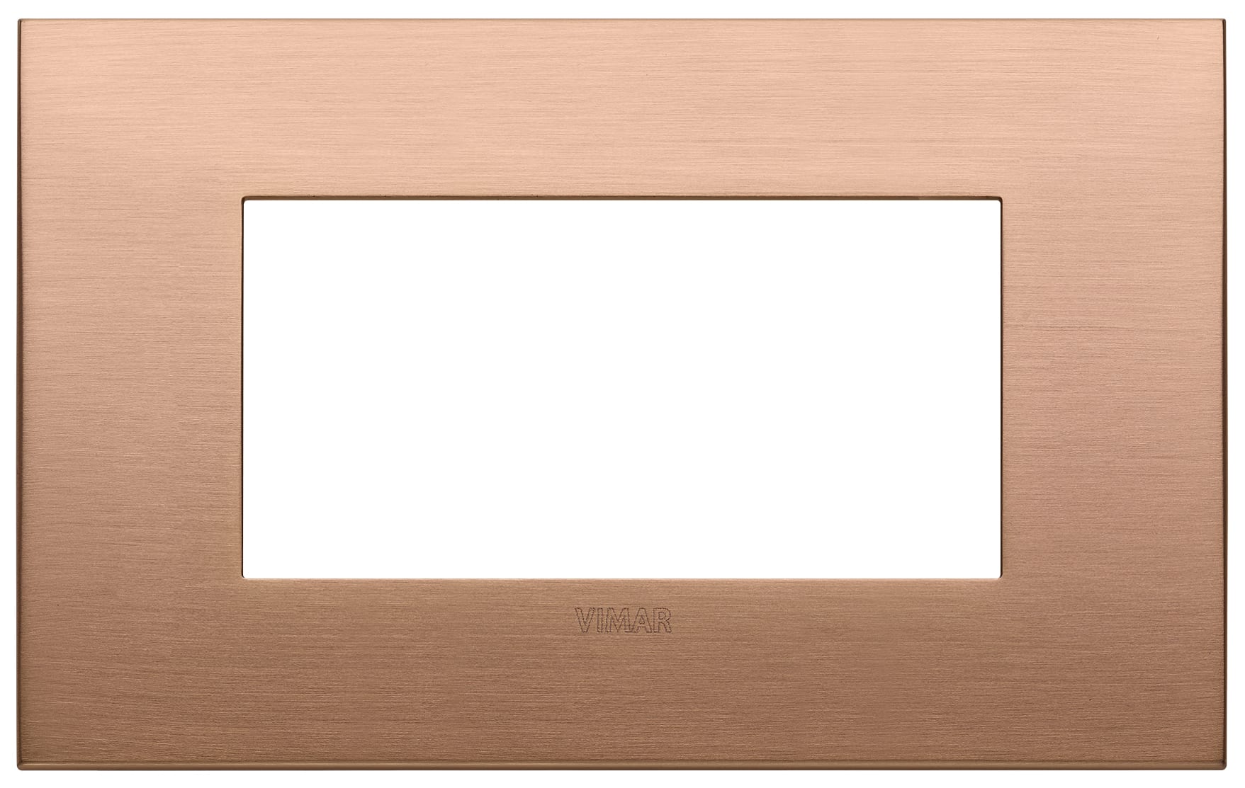 VIMAR SPA - VIW19654.11 Placca Classic 4M rame spazzolato