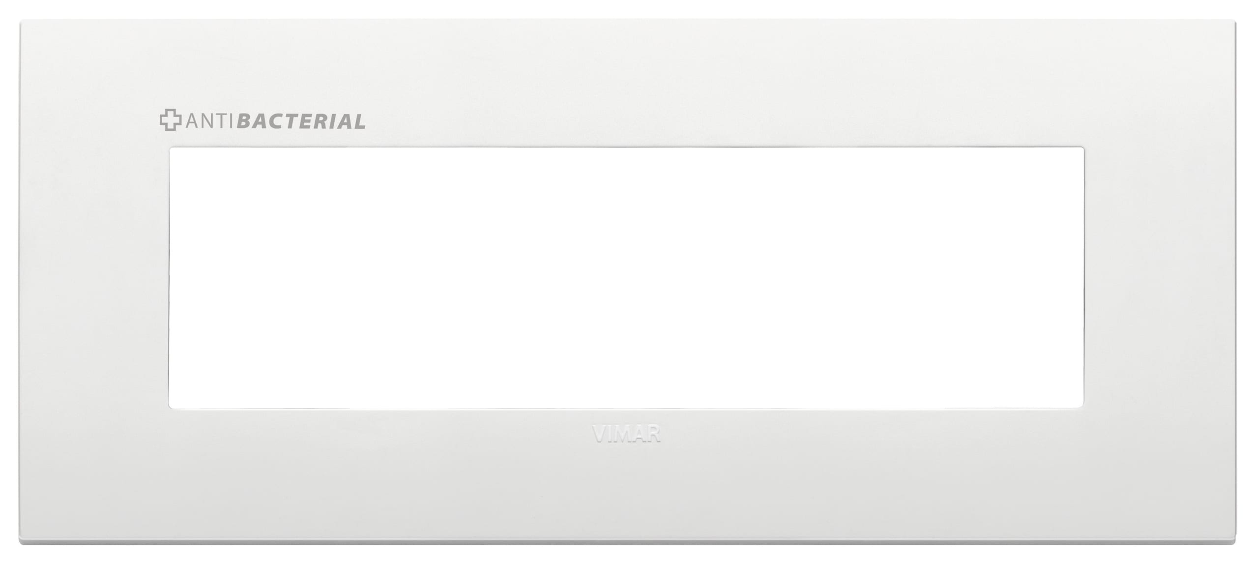 VIMAR SPA - VIW19657.AB.74 PLACCA CLASSIC 7M ANTIBATTERICO BIANCO