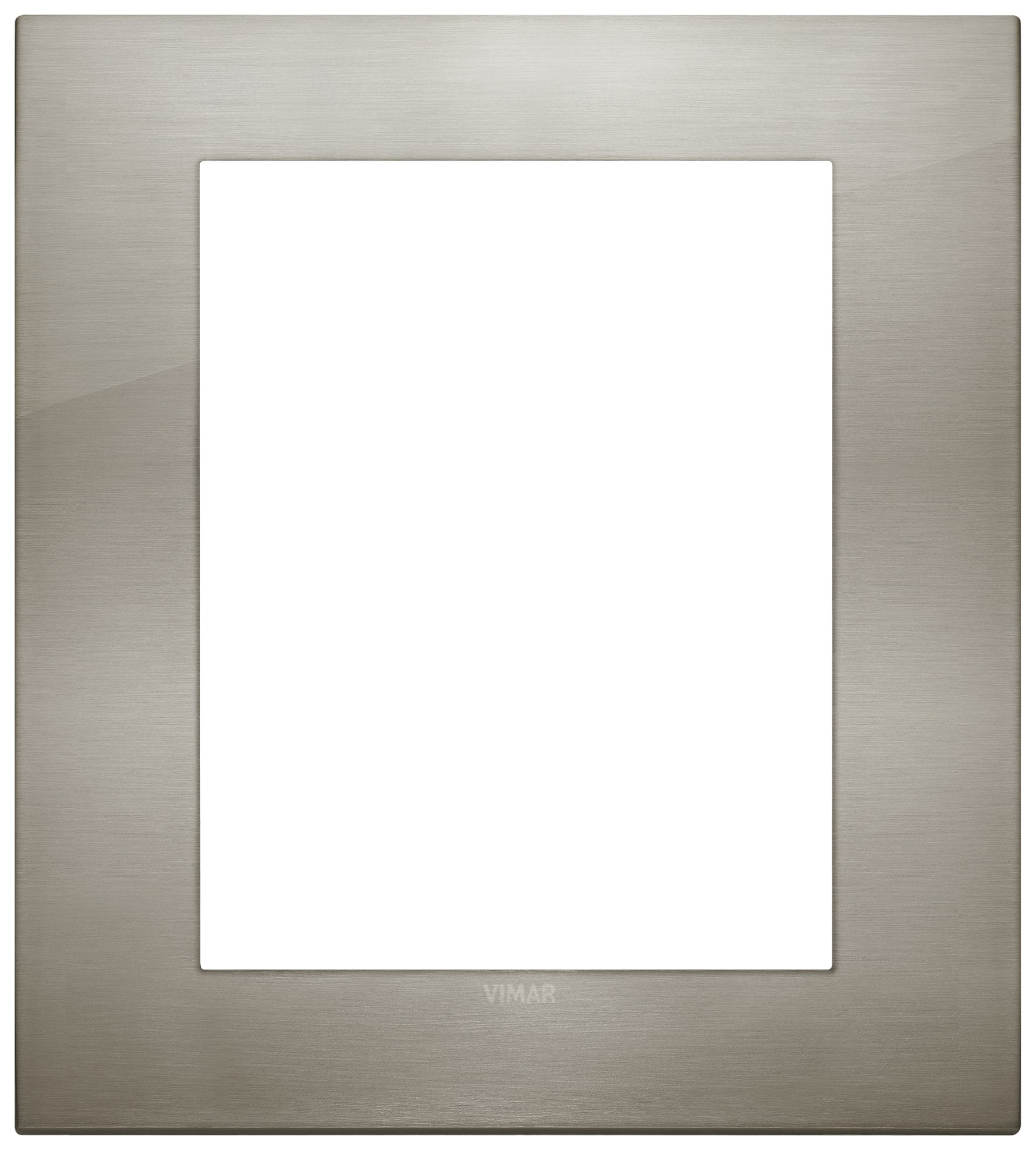 VIMAR SPA - VIW19668.08 Placca Classic 8M acciaio spazzolato