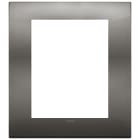 VIMAR SPA - VIW19668.09 PLACCA CLASSIC 8M CROMO NERO