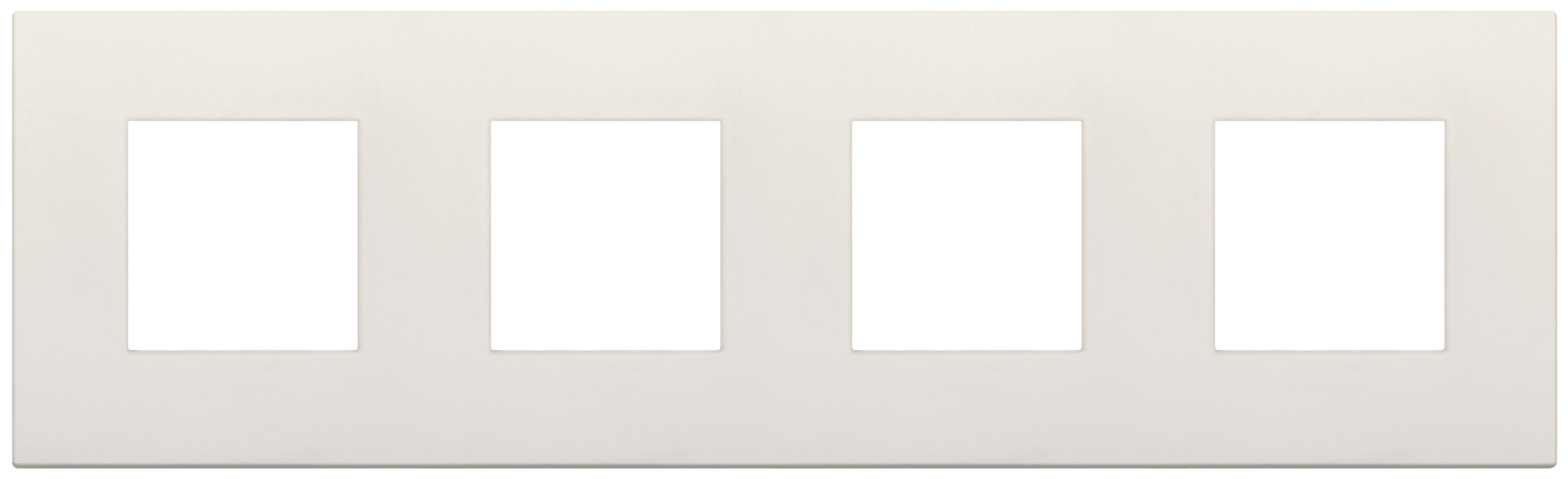 VIMAR SPA - VIW19669.73 Placca 8M (2+2+2+2)int71 CL avorio