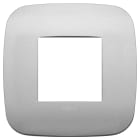 VIMAR SPA - VIW19672.23 PLACCA ROUND 2M ARGENTO MATT