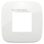 VIMAR SPA - VIW19672.AB.84 PLACCA ROUND 2M ANTIBATTERICO BIANCO