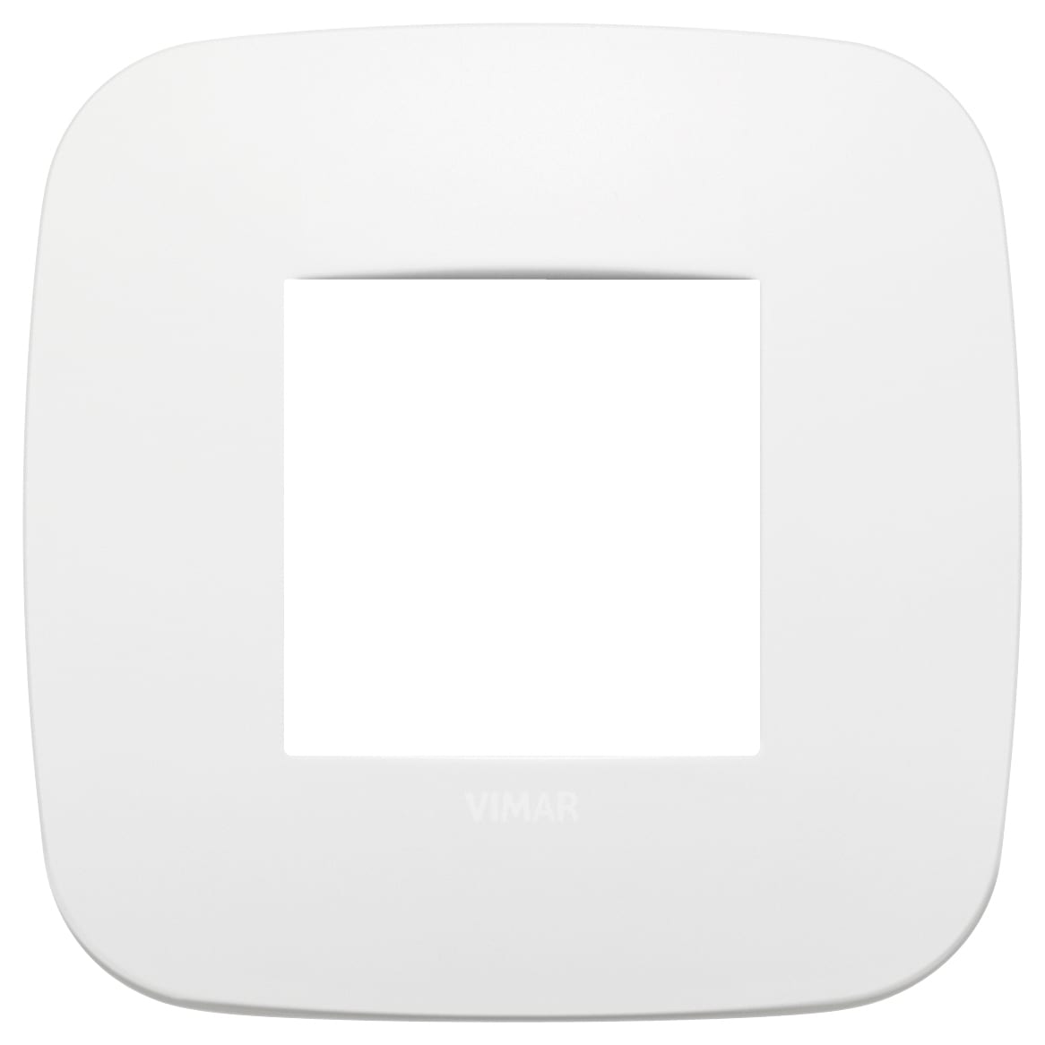 VIMAR SPA - VIW19672.B26 PLACCA ROUND 2M POLAR MATT TOTAL LOOK