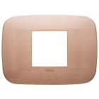 VIMAR SPA - VIW19682.11 Placca Round 2MC rame spazzolato