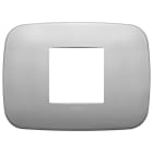 VIMAR SPA - VIW19682.30 PLACCA ROUND 2M CENTRALI NICHEL MATT