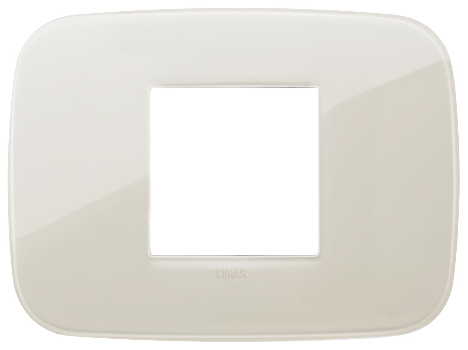 VIMAR SPA - VIW19682.67 PLACCA ROUND 2M CENTRALI REFLEX AVORIO