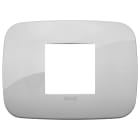 VIMAR SPA - VIW19682.89 Placca Round 2M centrali silver