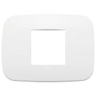 VIMAR SPA - VIW19682.B26 PLACCA ROUND 2MC POLAR MATT TOTAL LOOK