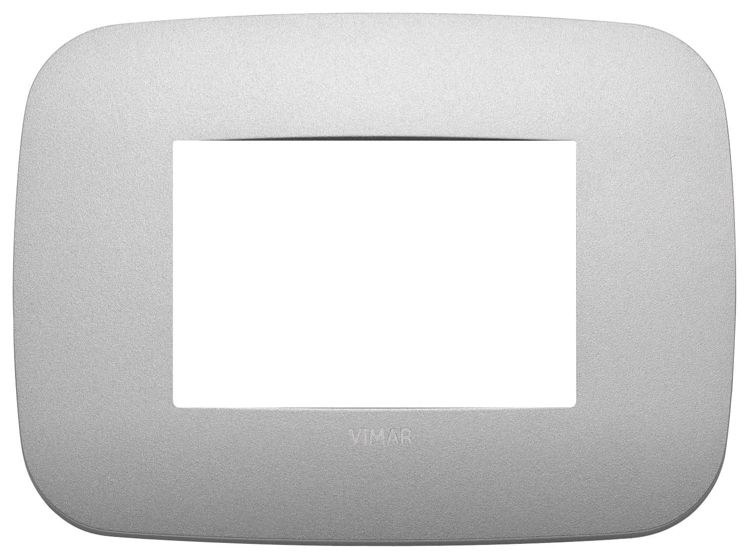 VIMAR SPA - VIW19683.23 PLACCA ROUND 3M ARGENTO MATT