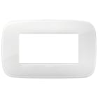 VIMAR SPA - VIW19684.66 PLACCA ROUND 4M REFLEX GHIACCIO