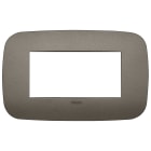 VIMAR SPA - VIW19684.80 PLACCA ROUND 4M METAL