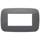 VIMAR SPA - VIW19684.82 PLACCA ROUND 4M GRIGIO