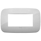 VIMAR SPA - VIW19684.89 Placca Round 4M silver