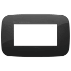 VIMAR SPA - VIW19684.AB.81 PLACCA ROUND 4M ANTIBATTERICO NERO