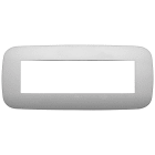 VIMAR SPA - VIW19687.23 PLACCA ROUND 7M ARGENTO MATT