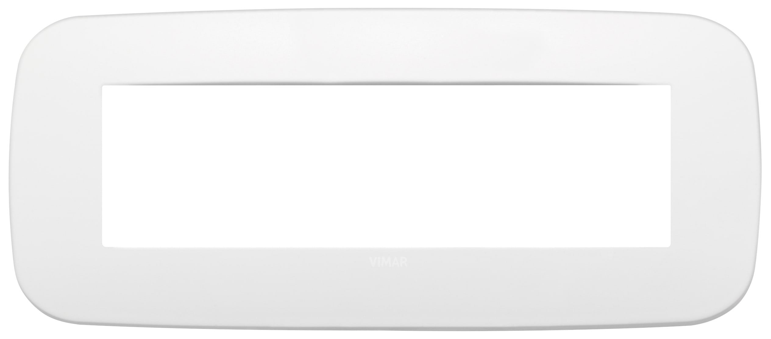 VIMAR SPA - VIW19687.B26 PLACCA ROUND 7M POLAR MATT TOTAL LOOK