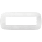 VIMAR SPA - VIW19687.B66 Placca Round 7M Reflex ghiaccio tot.look