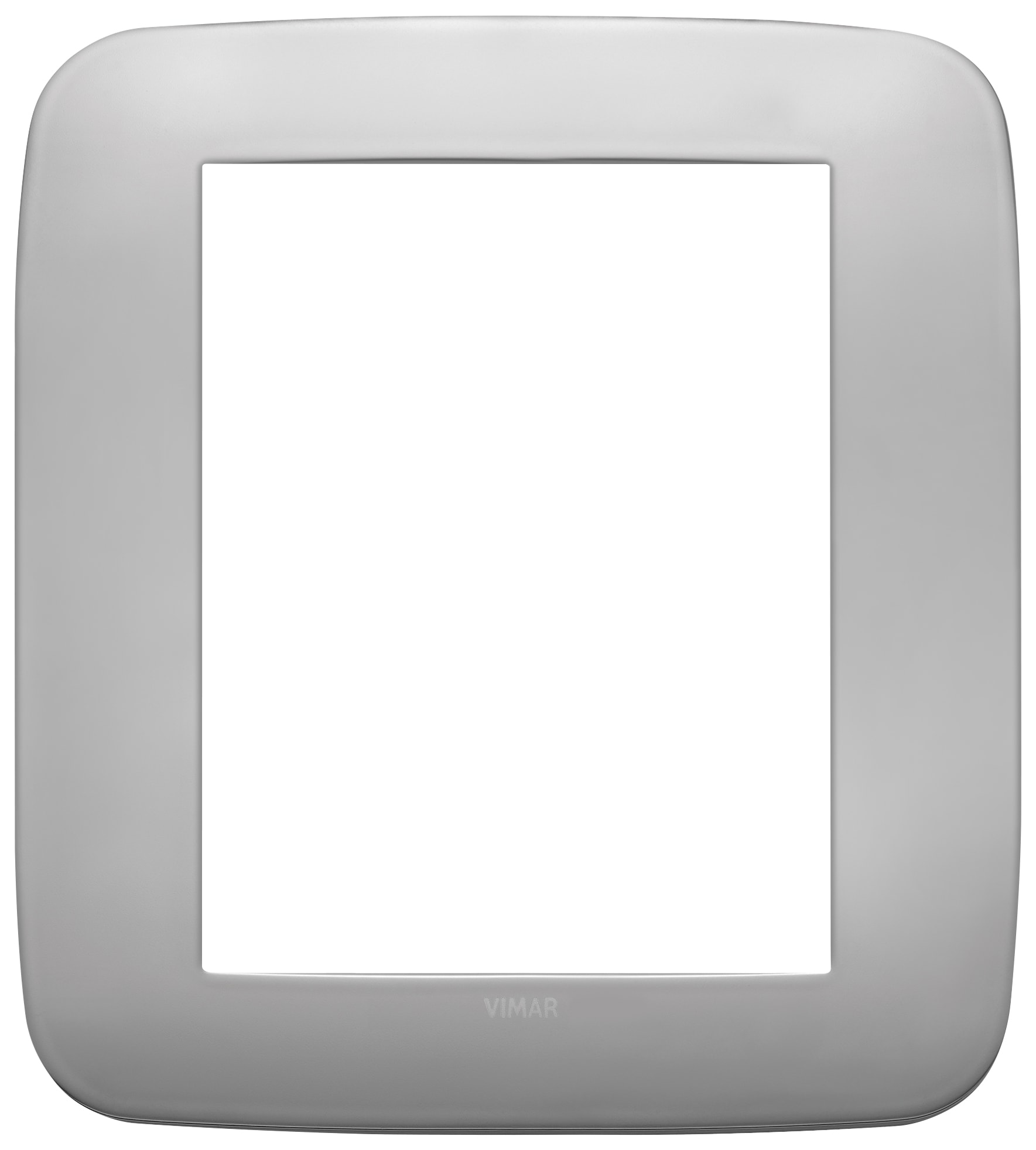 VIMAR SPA - VIW19698.30 PLACCA ROUND 8M NICHEL MATT