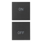 VIMAR SPA - VIW19751.1 Due mezzi tasti 1M simboli ON/OFF grigio