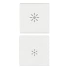 VIMAR SPA - VIW19751.AB.3.B 2 MEZZI TASTI 1M DIMMER ANTIBAT. BIANCO