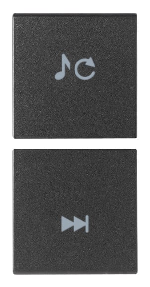 VIMAR SPA - VIW19751.5 DUE MEZZI TASTI 1M SORG./TRACCIA GRIGIO