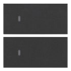 VIMAR SPA - VIW19752 DUE MEZZI TASTI 2M NEUTRO PERS. GRIGIO