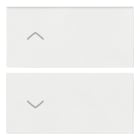 VIMAR SPA - VIW19752.2.B DUE MEZZI TASTI 2M SIMBOLI FRECCE BIANCO