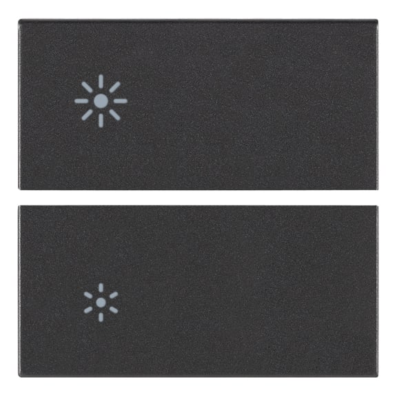 VIMAR SPA - VIW19752.3 DUE MEZZI TASTI 2M DIMMER GRIGIO