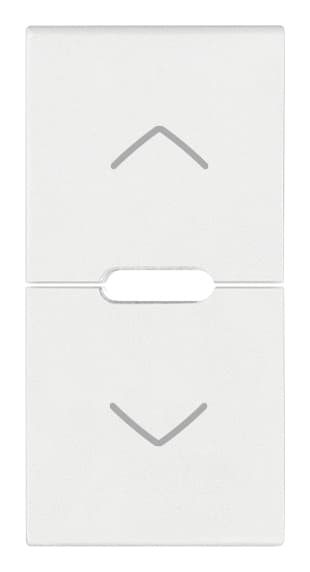 VIMAR SPA - VIW19755.2.B DUE MEZZI TASTI 1M SIMBOLI FRECCE BIANCO