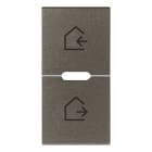 VIMAR SPA - VIW19755.6.M DUE MEZZI TASTI 1M SCENARI METAL