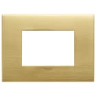 VIMAR SPA - VIW19953.12.01 PLACCA FIT 3M OTTONE SPAZZOLATO
