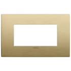 VIMAR SPA - VIW19954.12.01 PLACCA FIT 4M OTTONE SPAZZOLATO