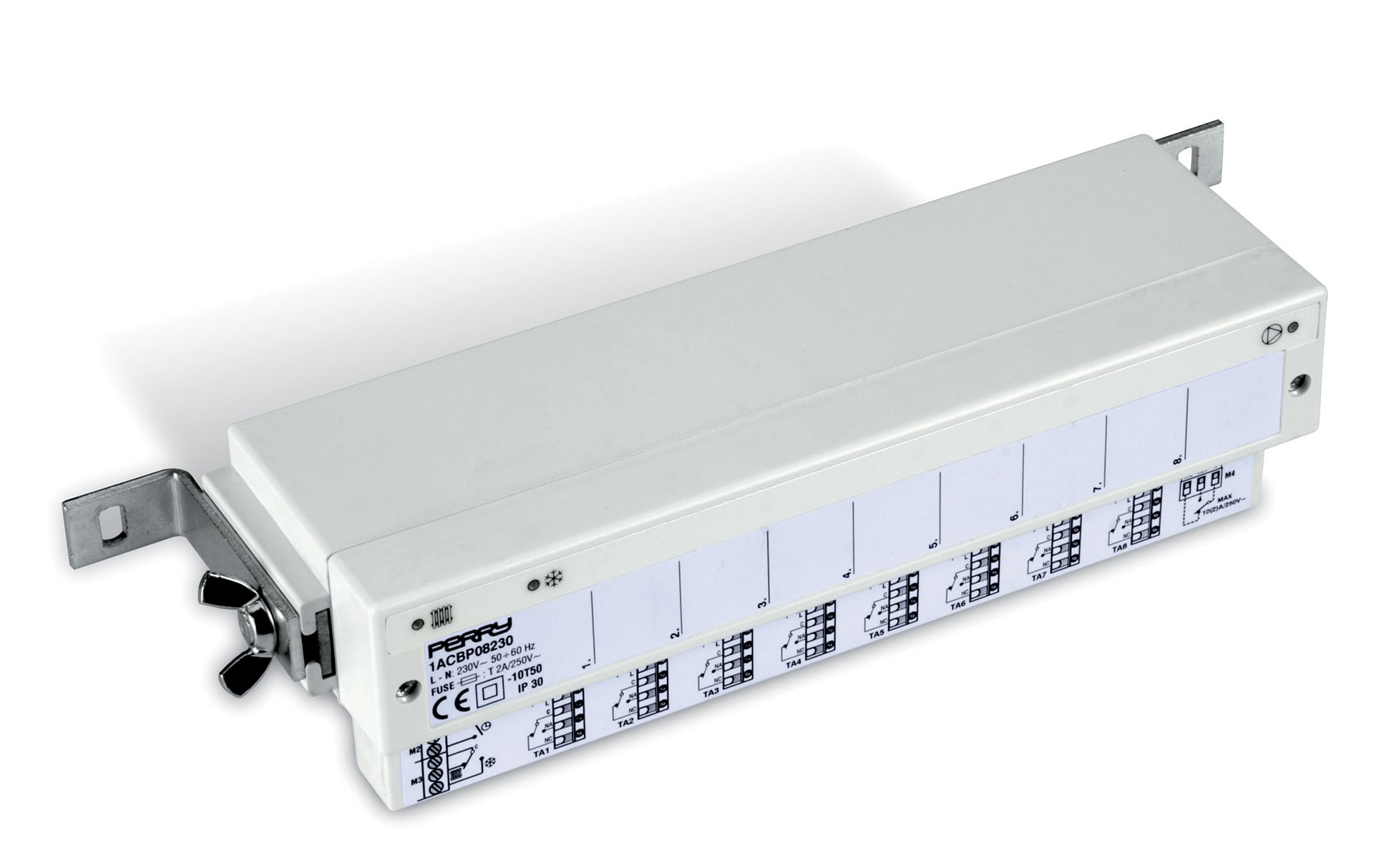 PERRY - PER1ACBP08230 BARRA COMANDO 8 ZONE 230V