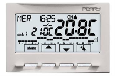 PERRY - PER1CRCDS29 CRONO SETT INCASSO 230V SERIE NEXT