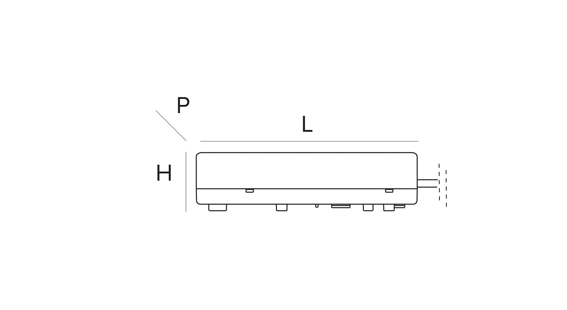 TARGETTI - TAR1E2572 DRIVER 43W 600MA IP68 DA
