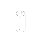 TARGETTI - TAR1E3436 POLE DIAM.160 H1000 FE