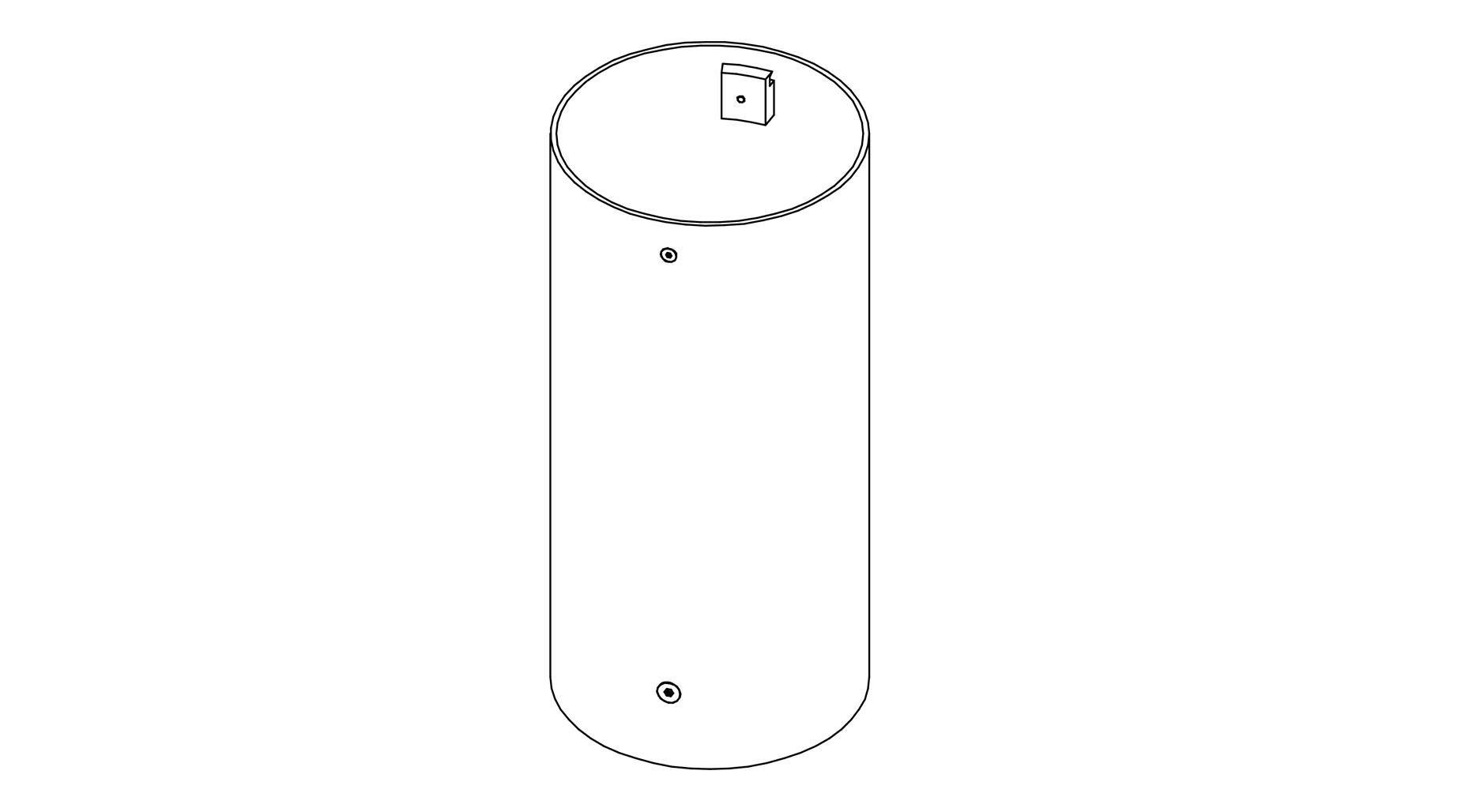 TARGETTI - TAR1E3436 POLE DIAM.160 H1000 FE