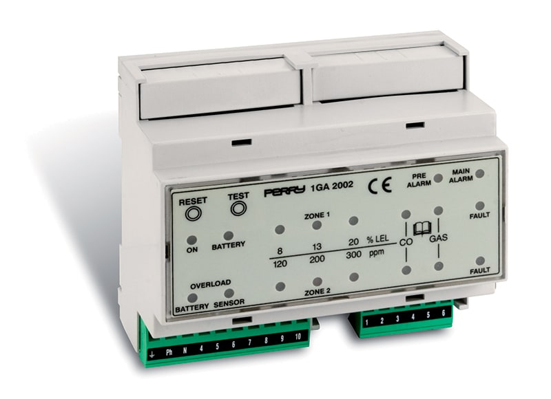 PERRY - PER1GA2002 CENTRALE 2 ZONE PER GAS MODULO DIN