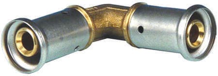 HENCO - CAPPELLOTTO - CPL1P1616 GOMITO IN OTTONE 16X16