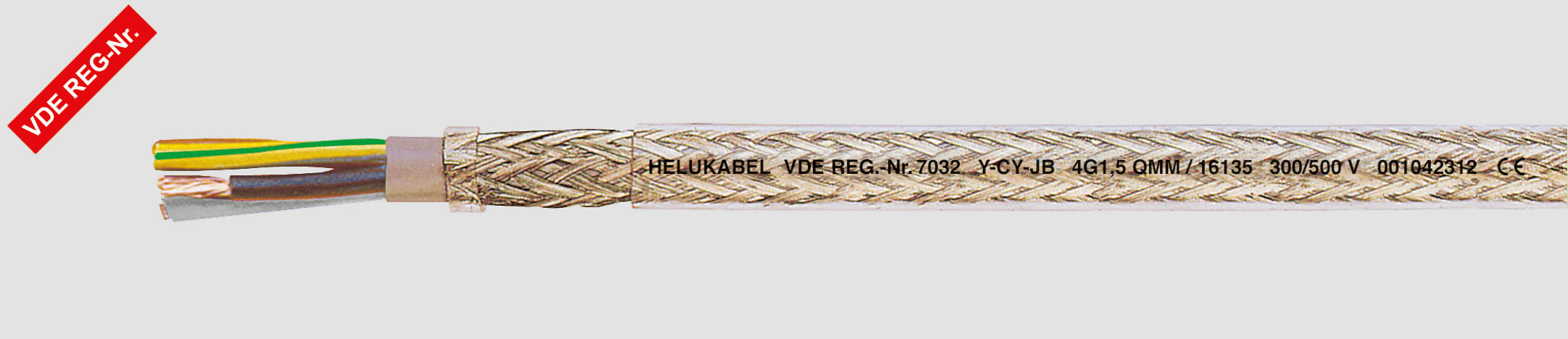 HELUKABEL ITALIA SRL - HLK16130 Y-CY-JB 3G1 QMM TRANSPARENT